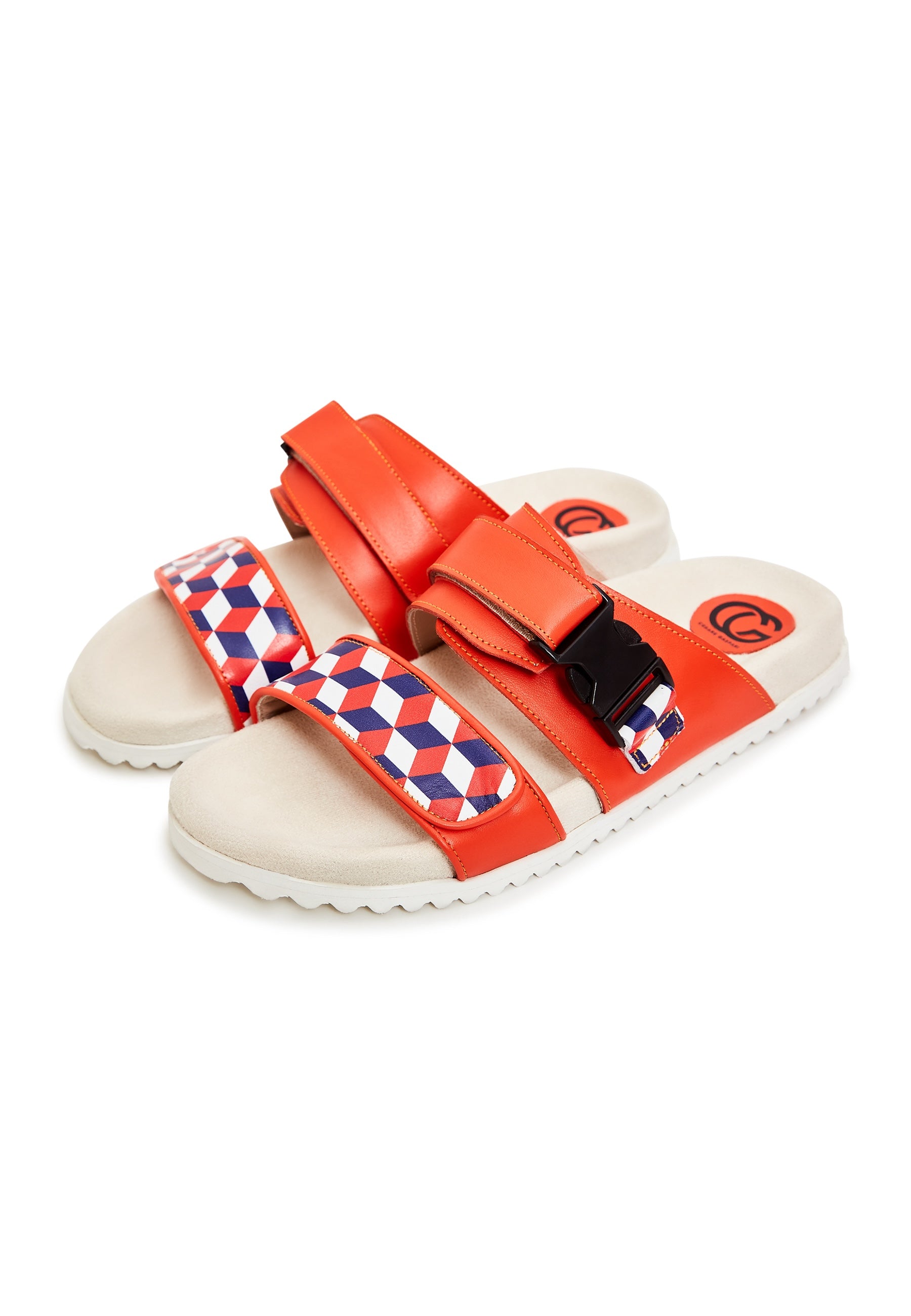 Flat Sole Mules Meredith - Red