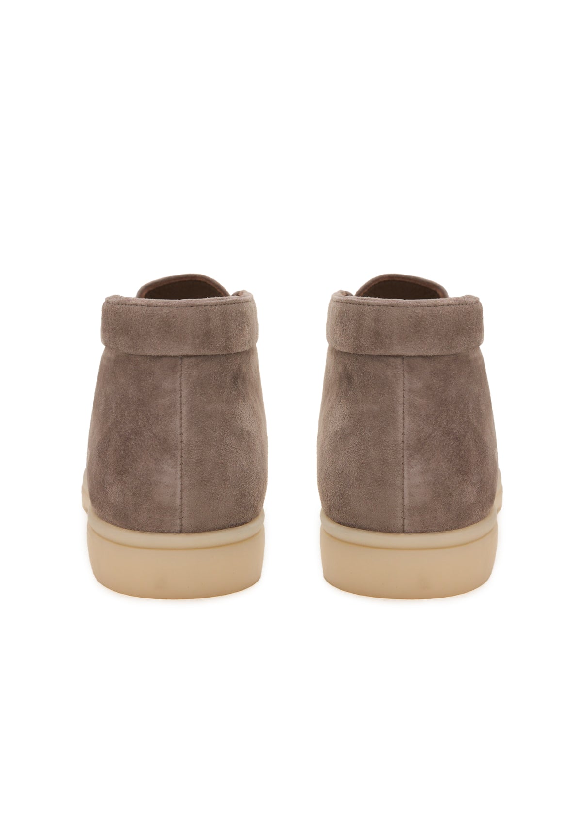 Wool Step High Loafer aus Wolle – Dunkelbeige