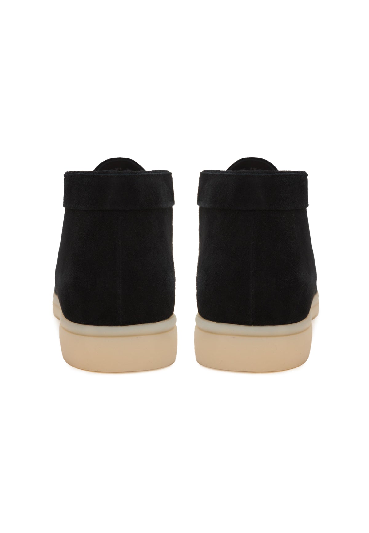 Noir Step Loafer mit hohem Absatz – Schwarz