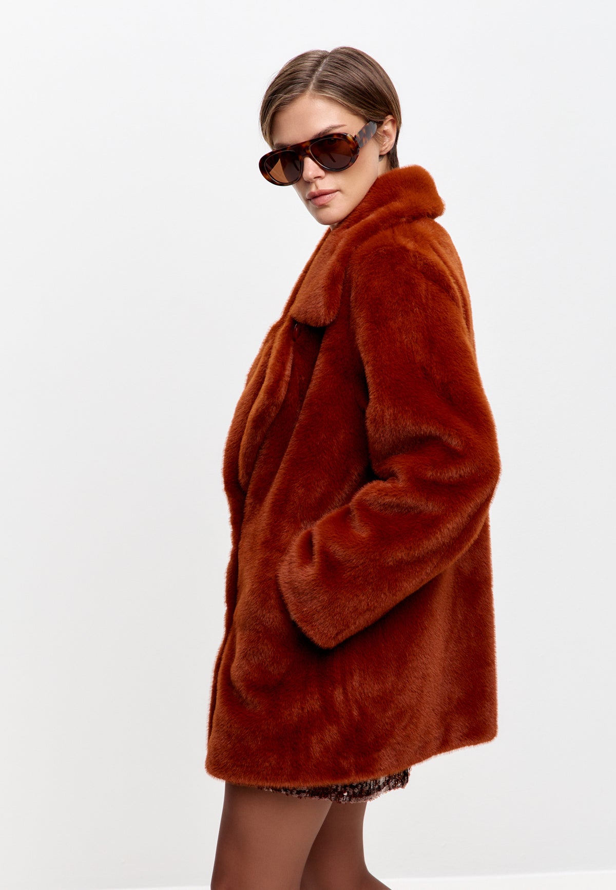 Manteau classique – Terracotta