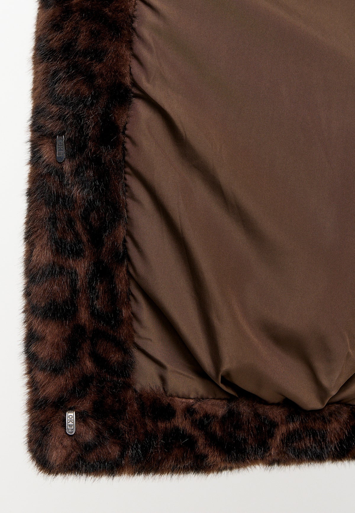 Giacca Halo in pelliccia sintetica – Leopardo