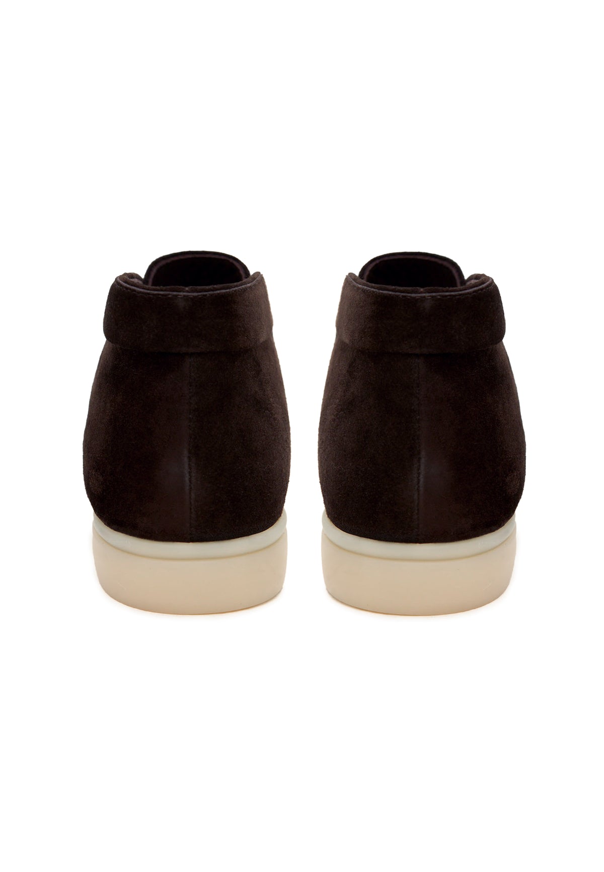 Wool Step High loafers van wol – Donkerbruin