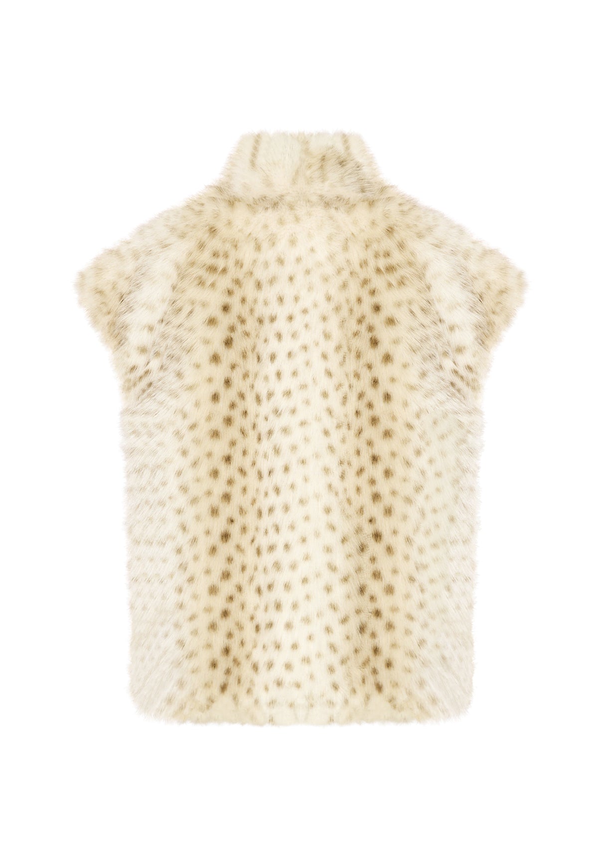 Gilet in pelliccia sintetica Snow – Bianco