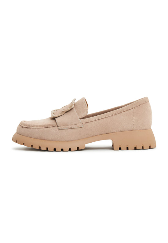 Platform loafers Jenny – Beige