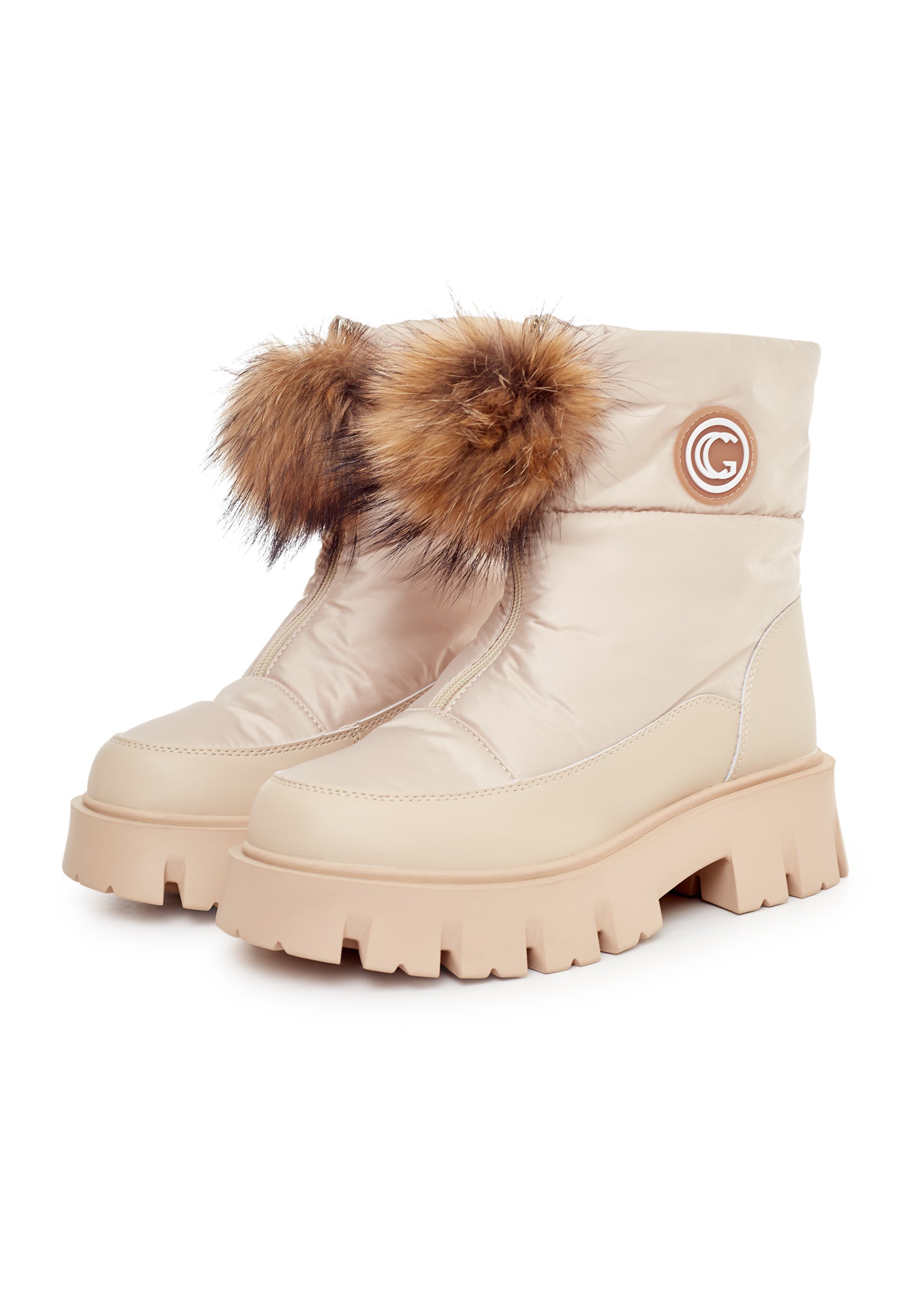 Fur Accent Winter Boots