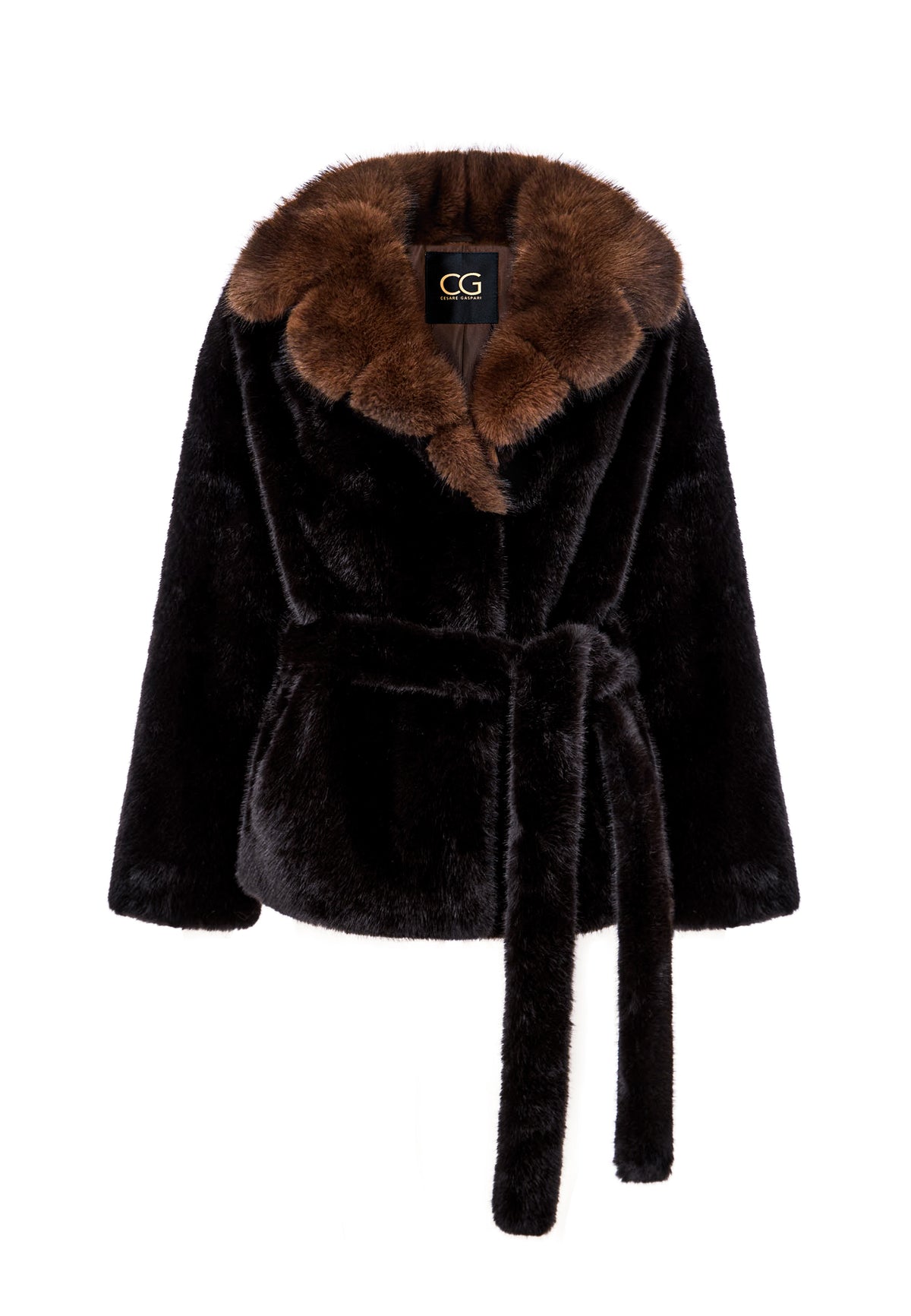 Chaqueta Faux Arena – Marrón