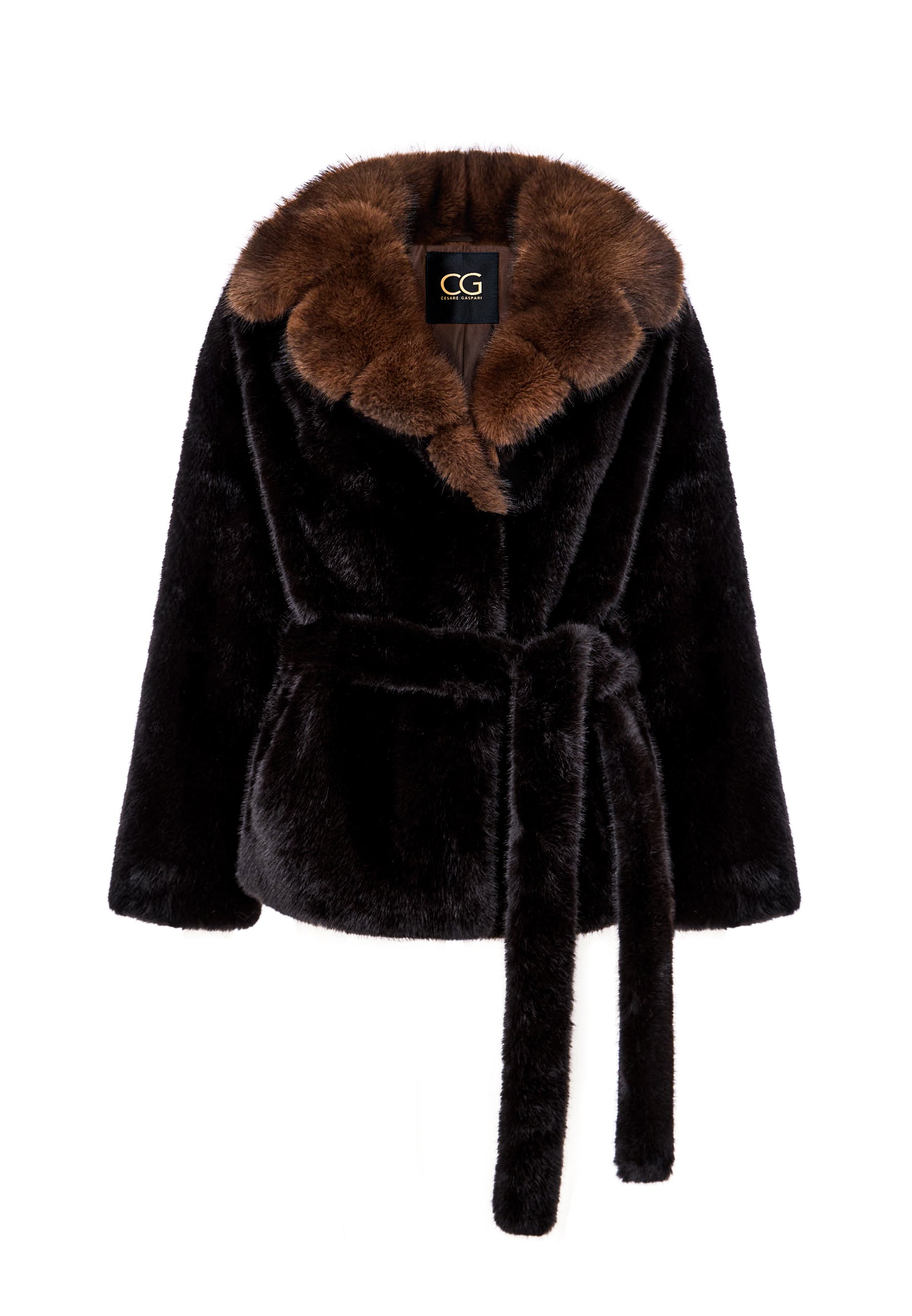 Chaqueta Faux Arena – Marrón