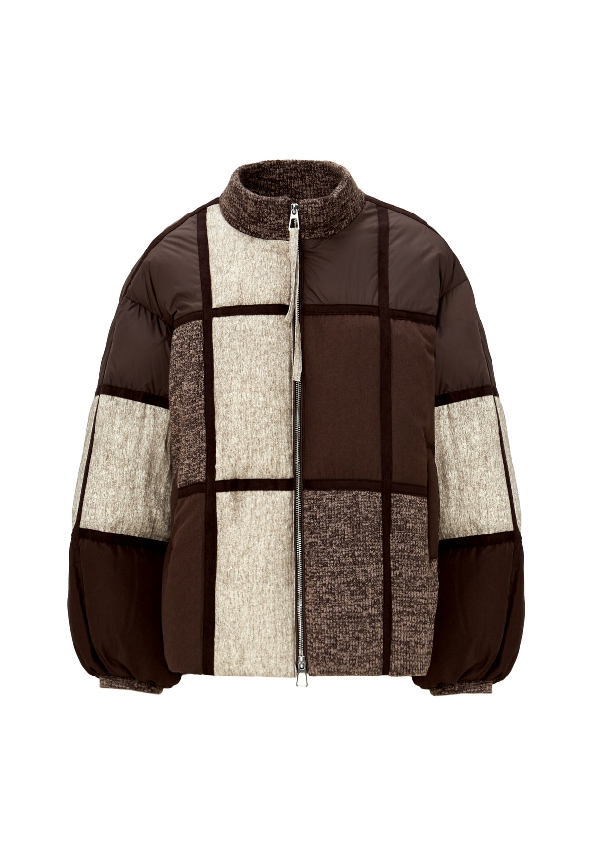 Patch Drift dunjakke – Brun