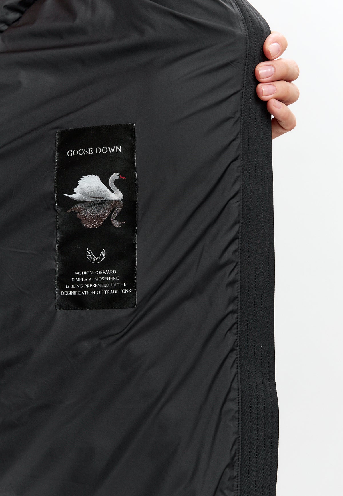 Long Oversized Hooded Down Puffer Coat