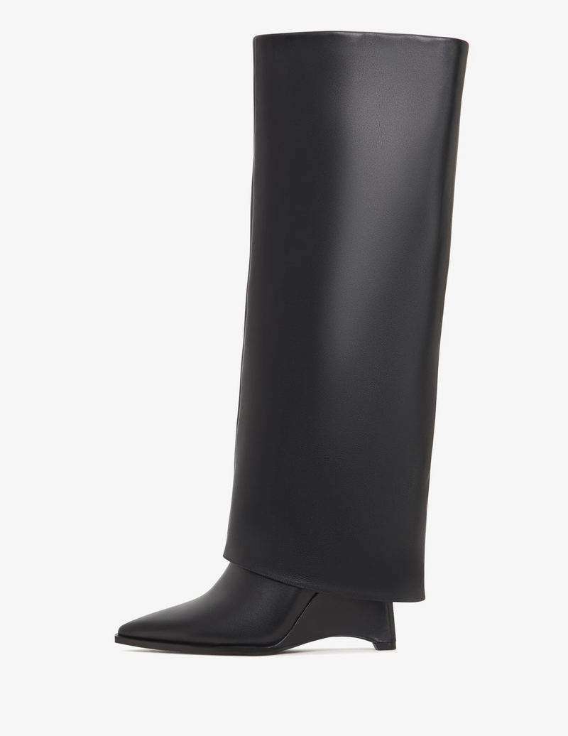 Over the Knee-High Boots Milady - Black
