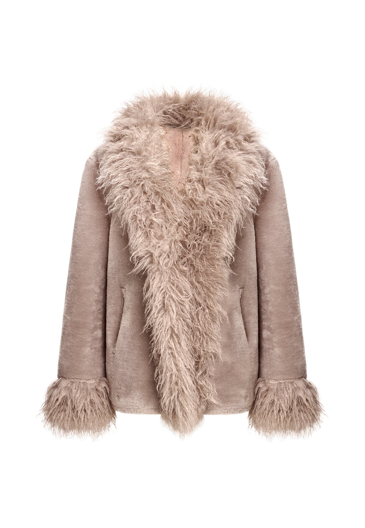 Reversible Classic Shell Coat - Beige