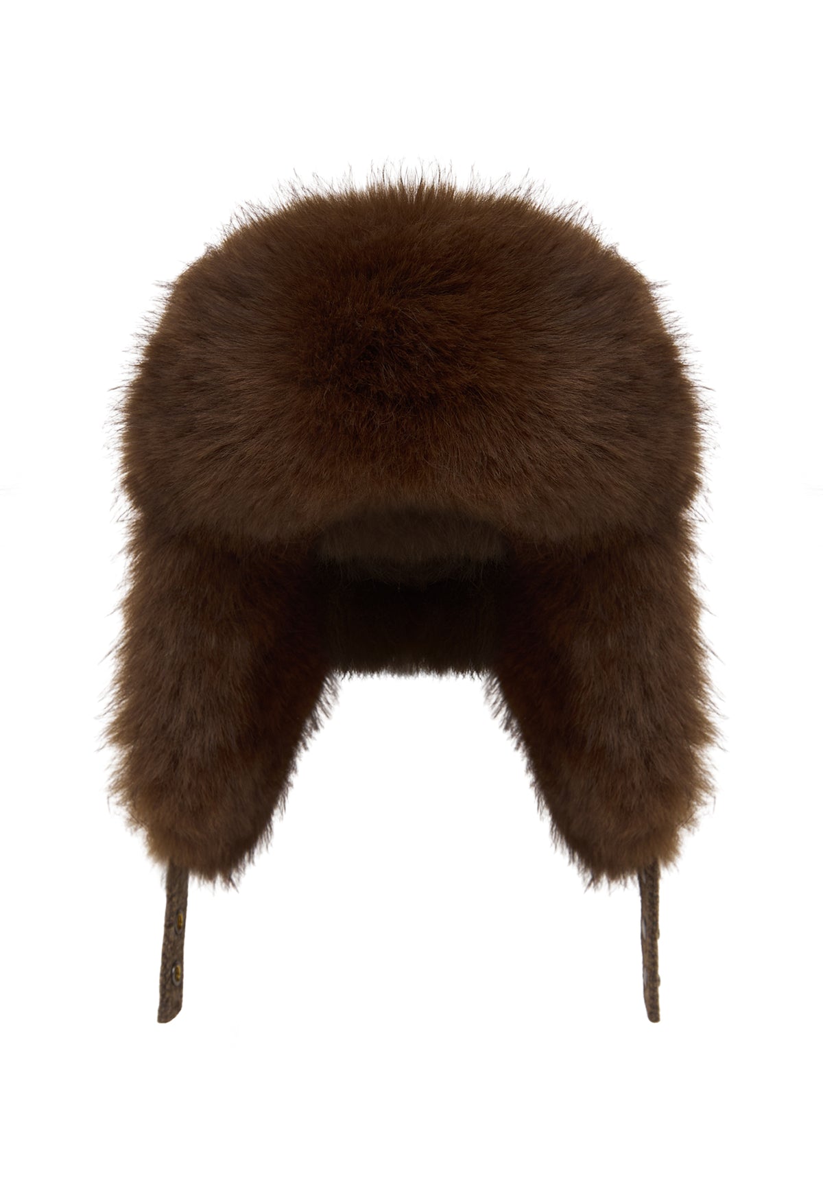Wool Trapper Hat - Light Brown