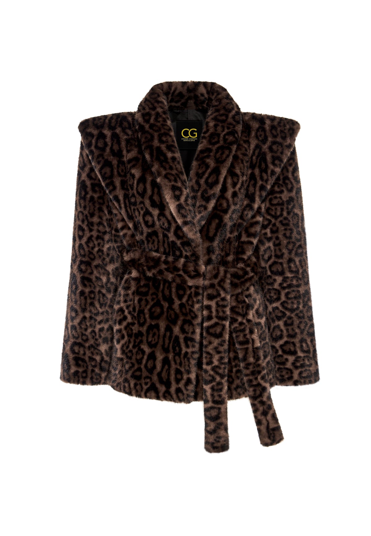 Faux Fur Coat Samarcanda - Leopard
