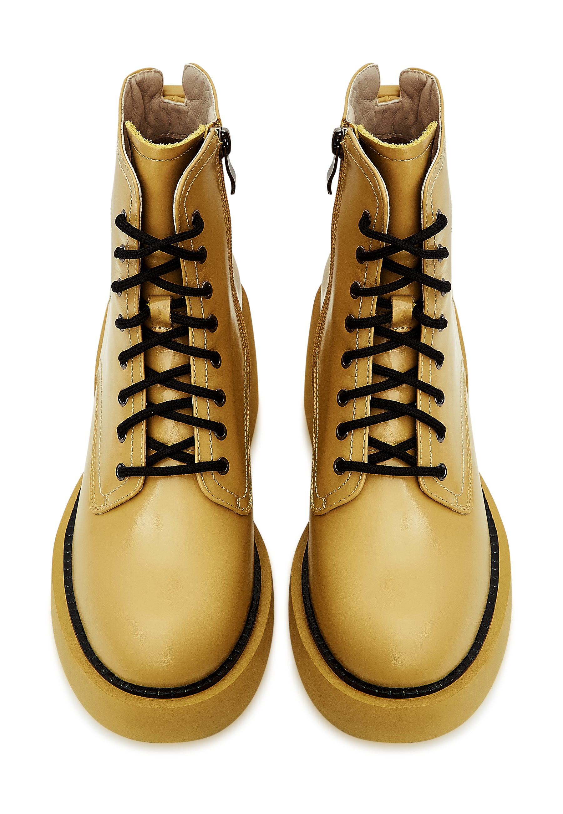 Chic Yellow Ankle Boots for Women - Stylish & Comfortable Footwear