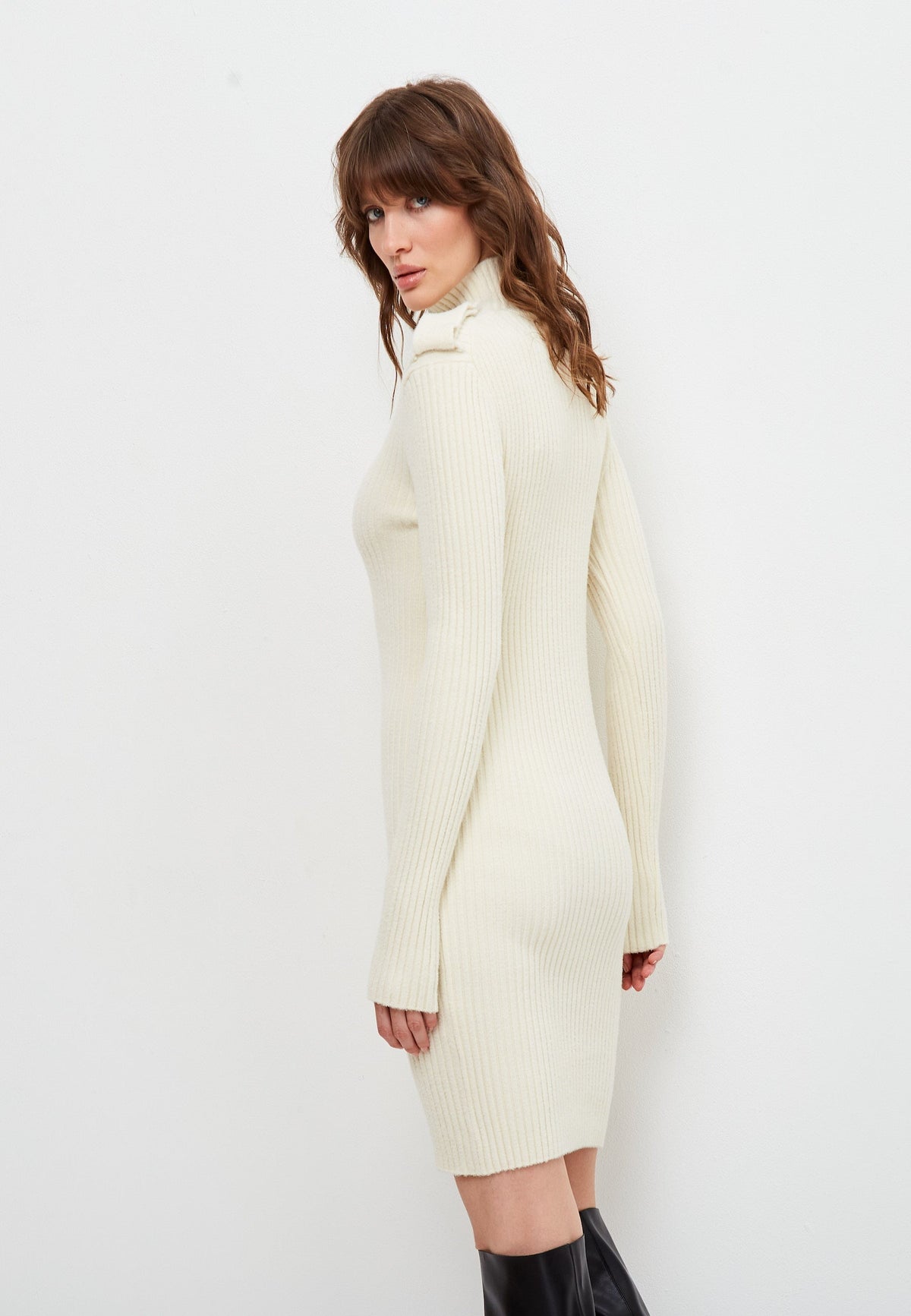 CG Knitted Dress - Off White