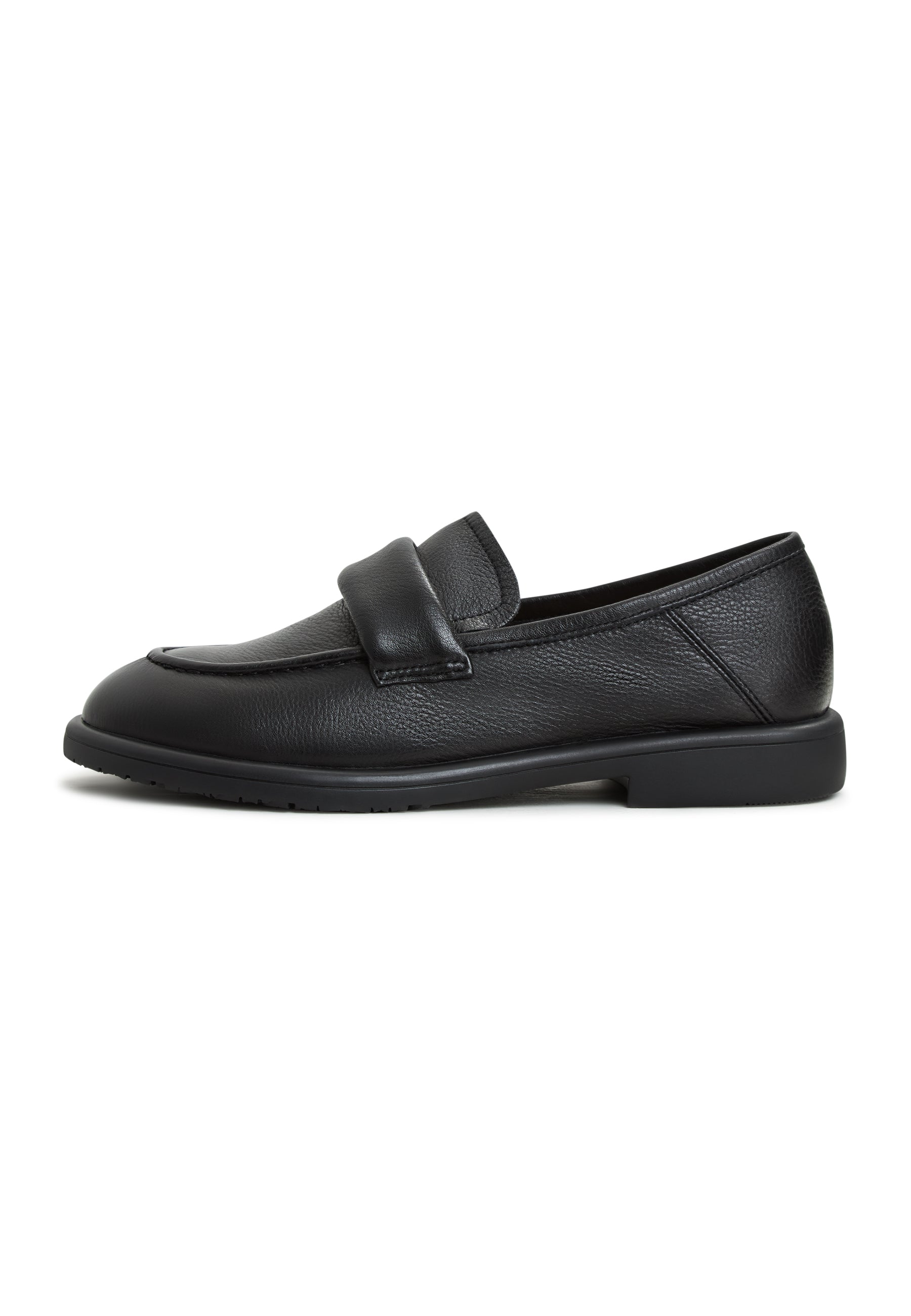 Block Heeled Loafers Stephanie  - Black