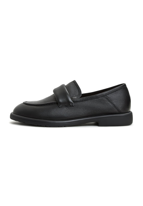 Loafersy na obcasie Stephanie - Czarne