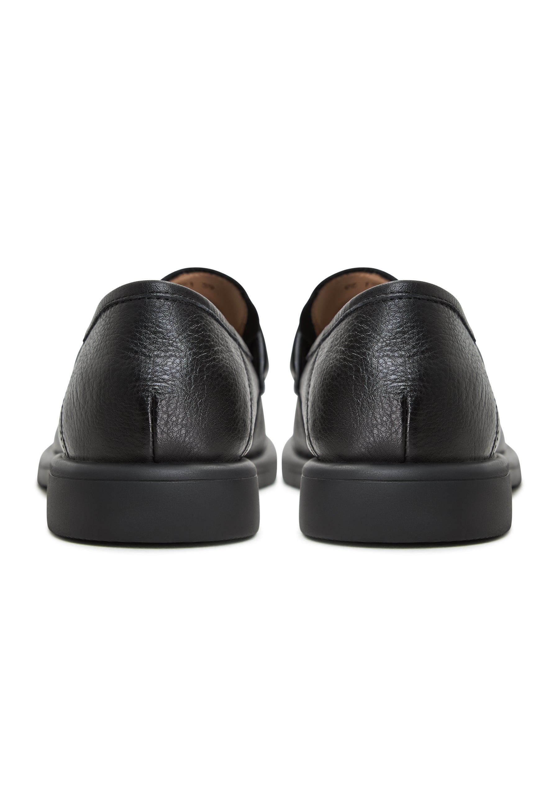 Block Heeled Loafers Stephanie  - Black