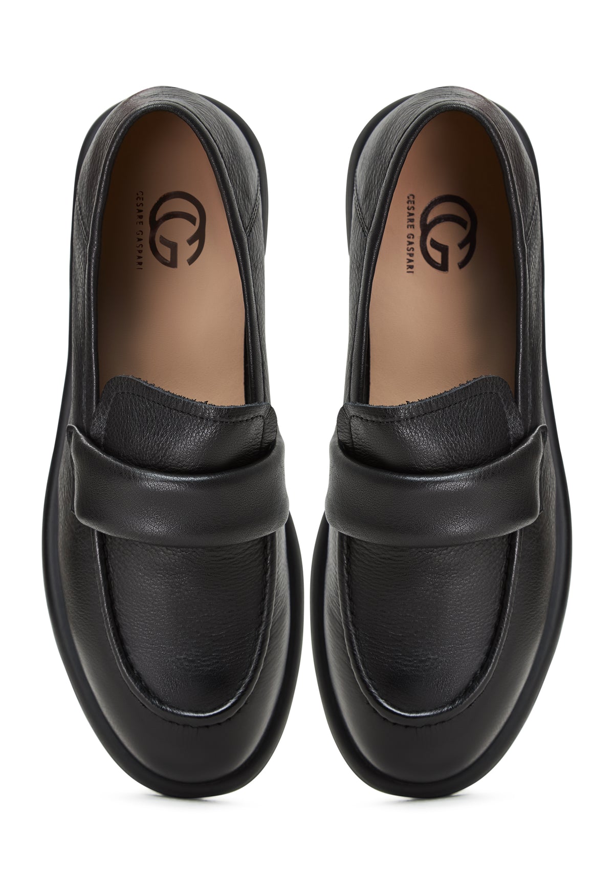 Mocassins à talon Stephanie - Noir