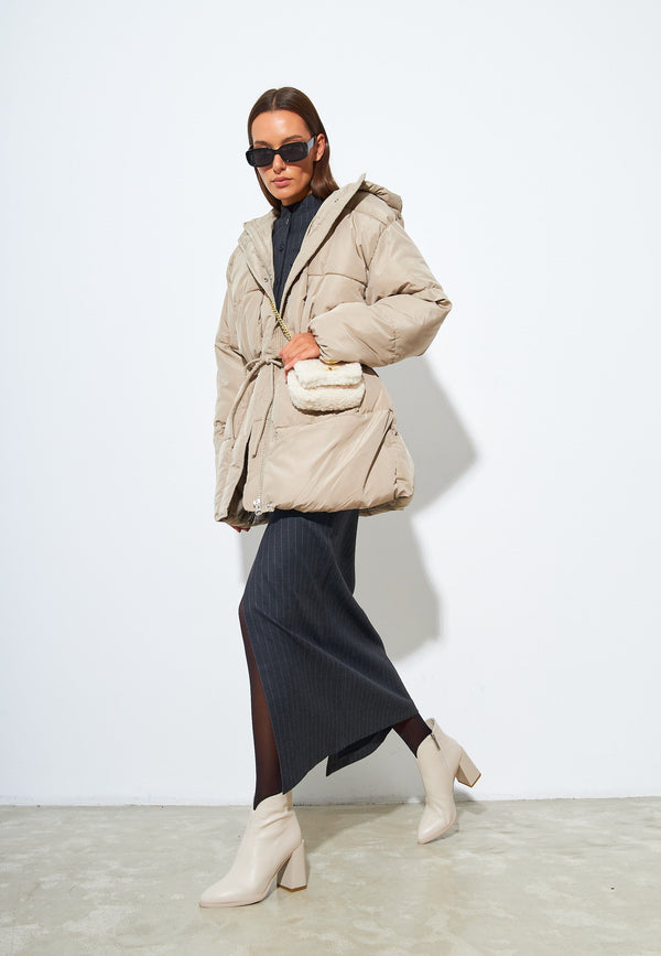 Klasyczne skórzane botki do kostki z blokowym obcasem