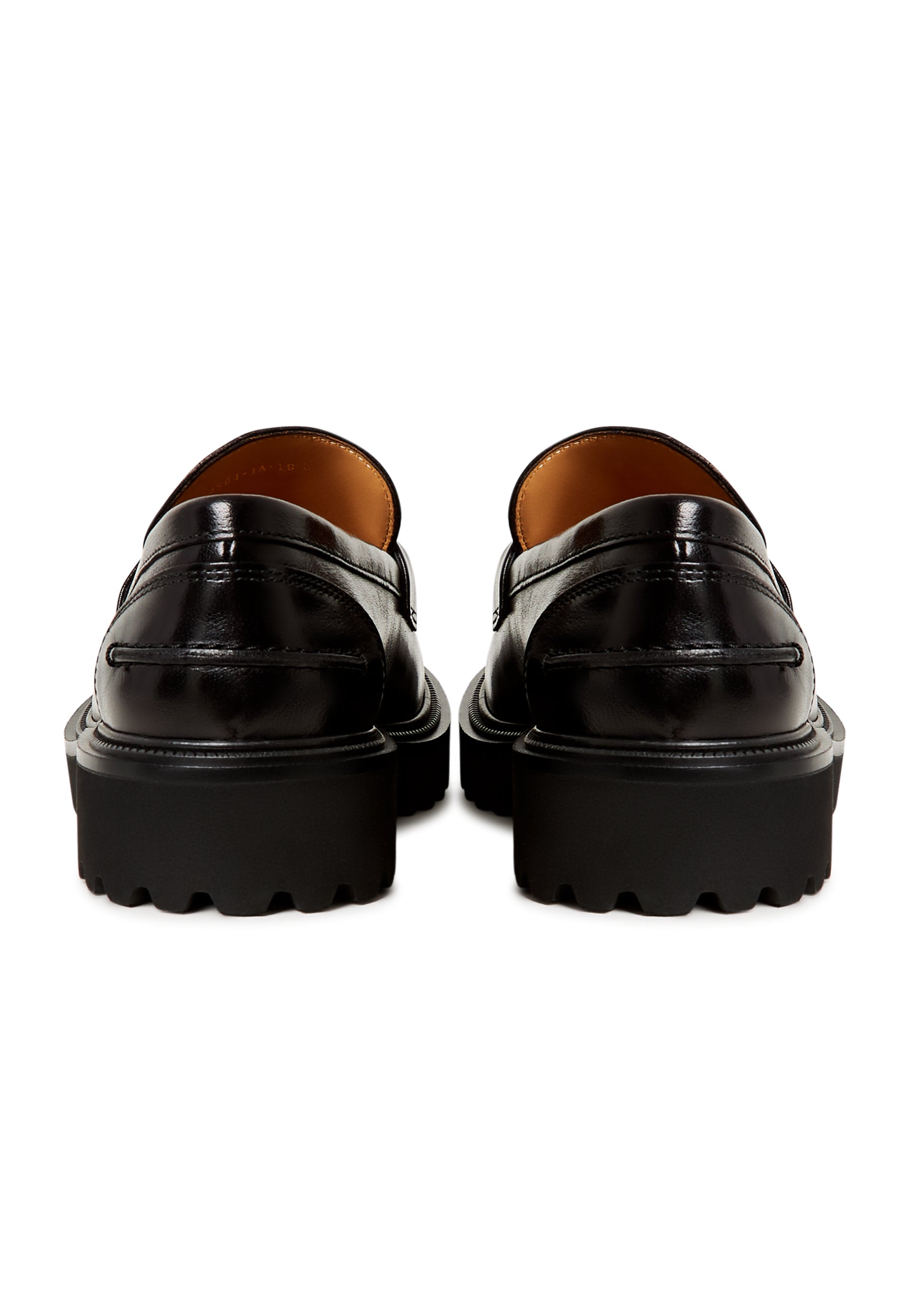 Leather Loafers Dennise - Black