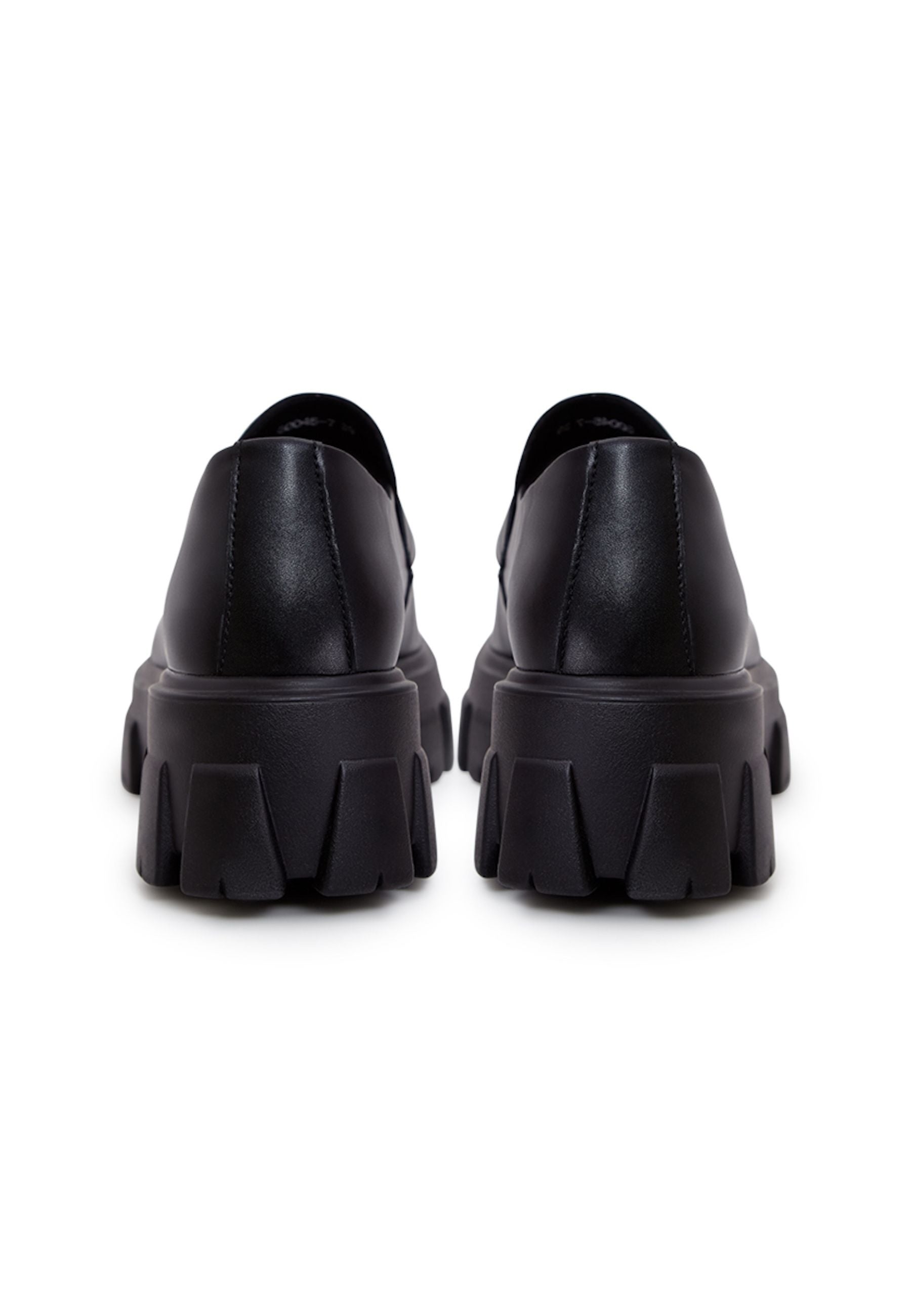 Chunky Leather Platform Loafers - Cesare Gaspari 