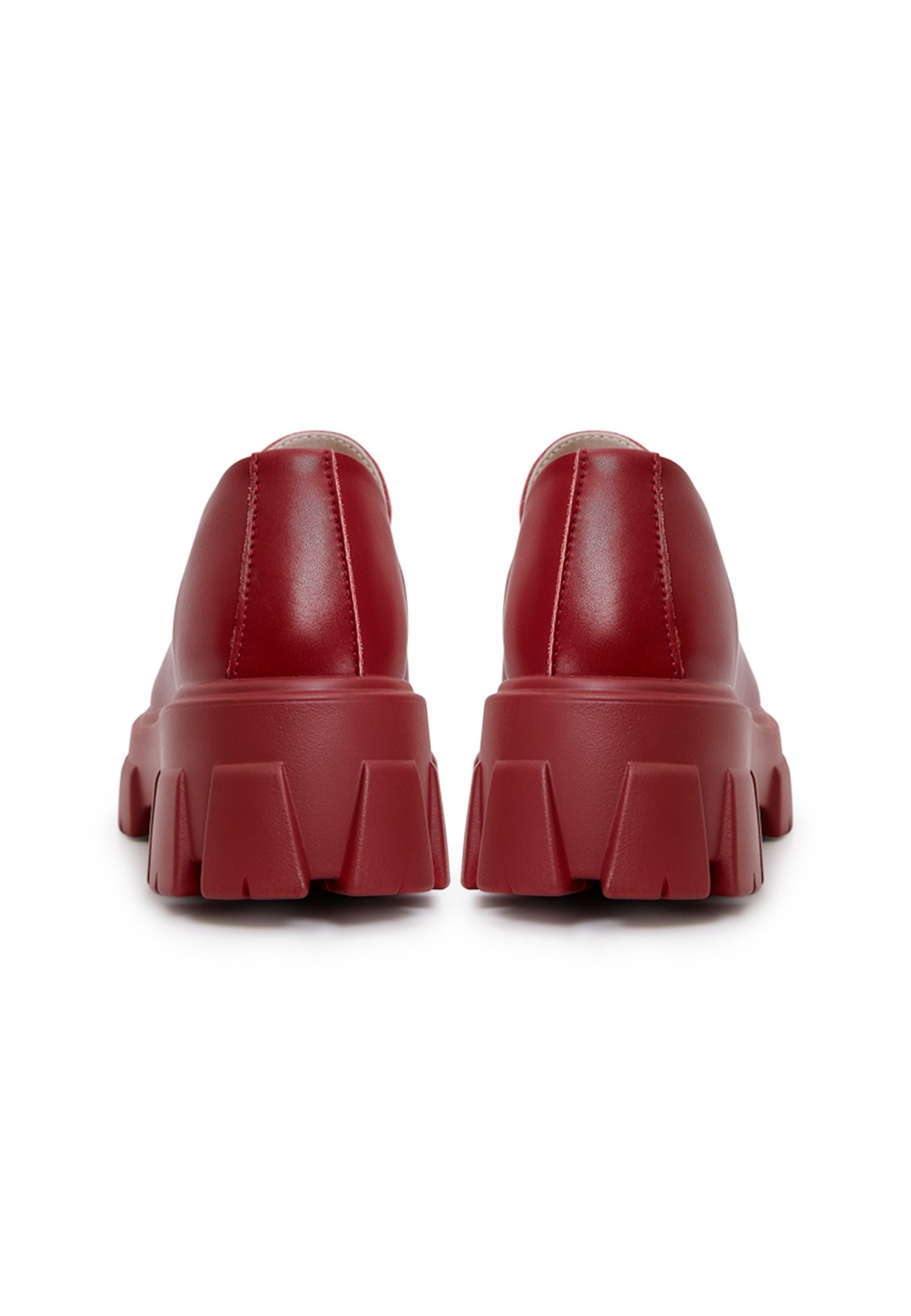 Chunky Leather Platform Loafers - Cesare Gaspari 