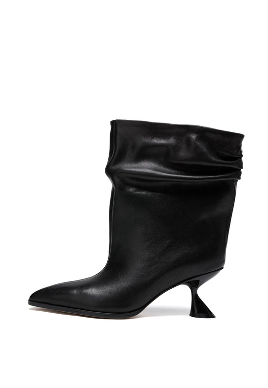 Ankelstøvler med kitten heel