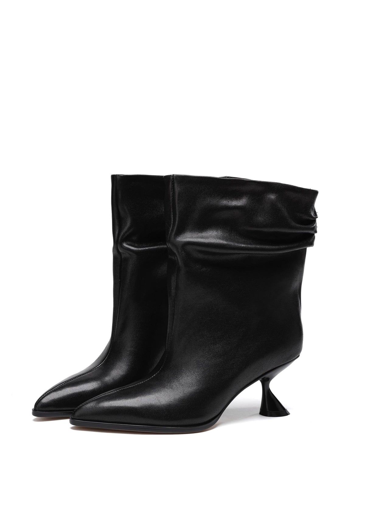 Ankelstøvler med kitten heel