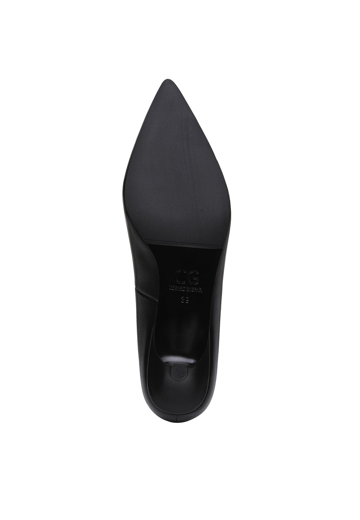 Zapatos de salón de tacón kitten y punta afilada – negro