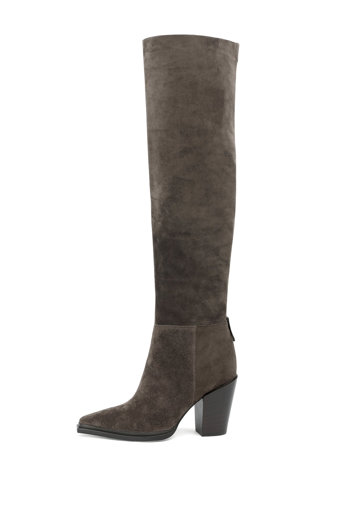 Bottes hautes en cuir – Khaki