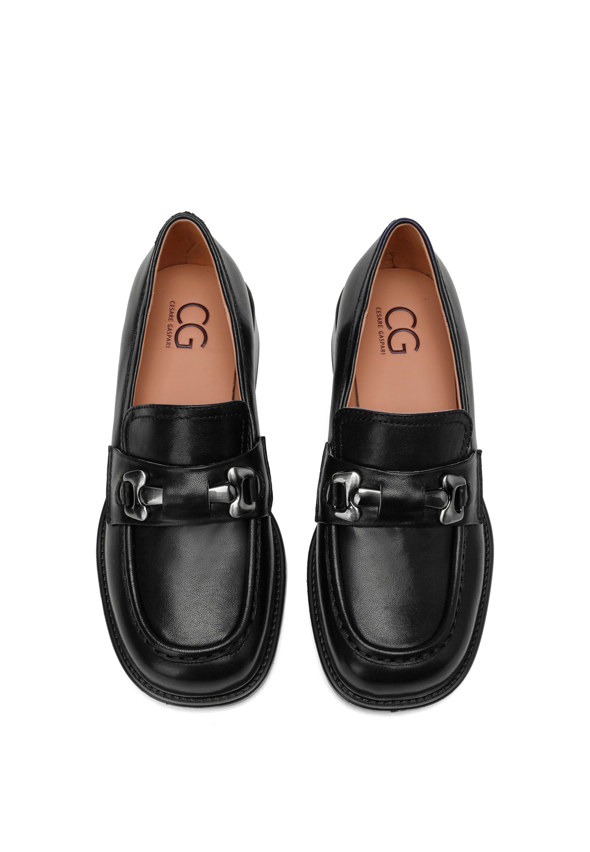 Mocasines penny con plataforma