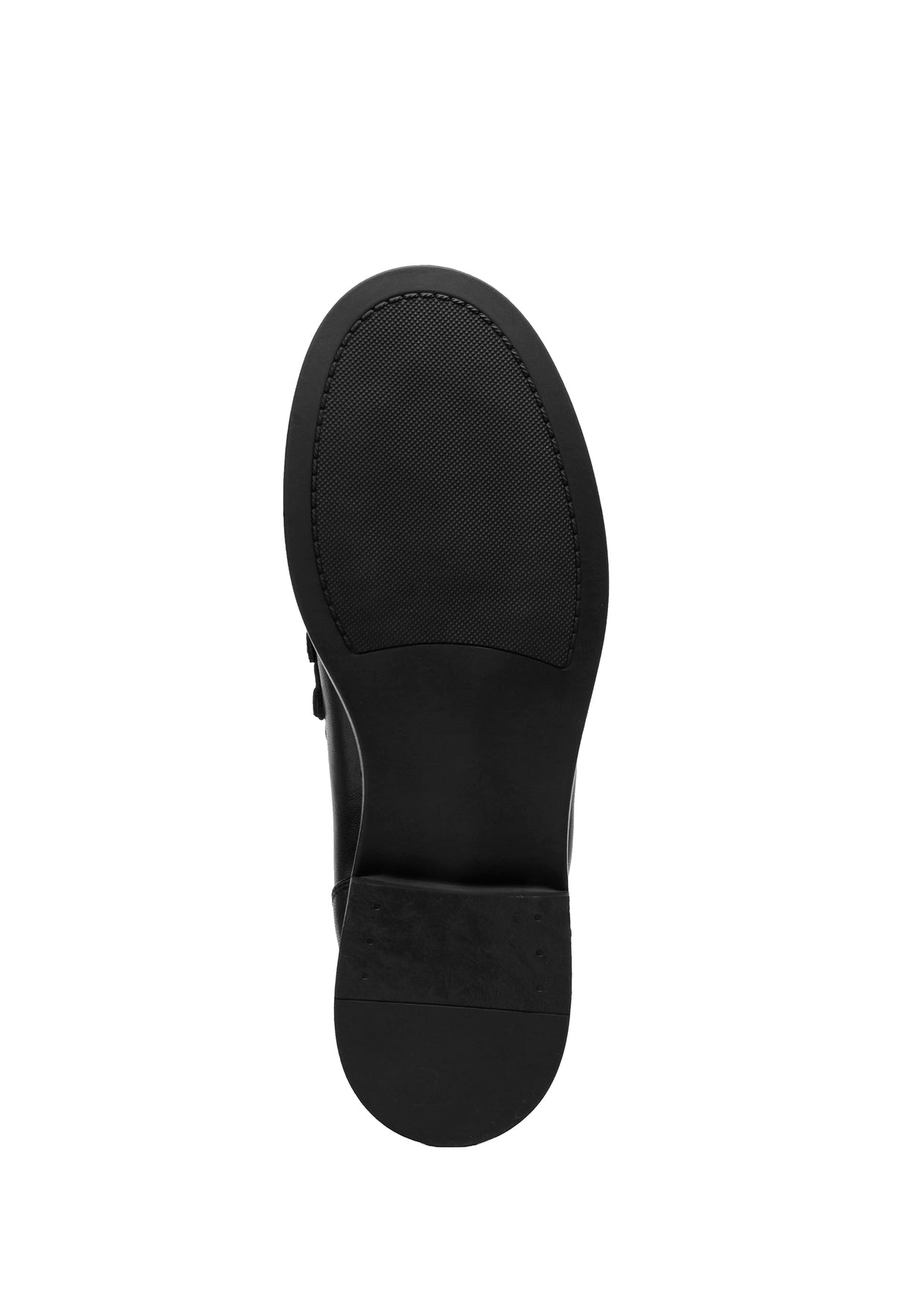 Milano Leather Horsebit Loafers - Black
