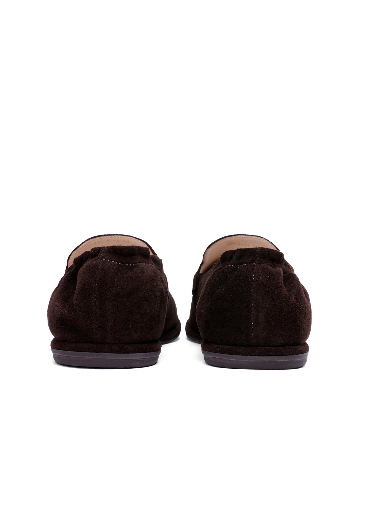 Mocassins à pampilles en daim – Chocolat