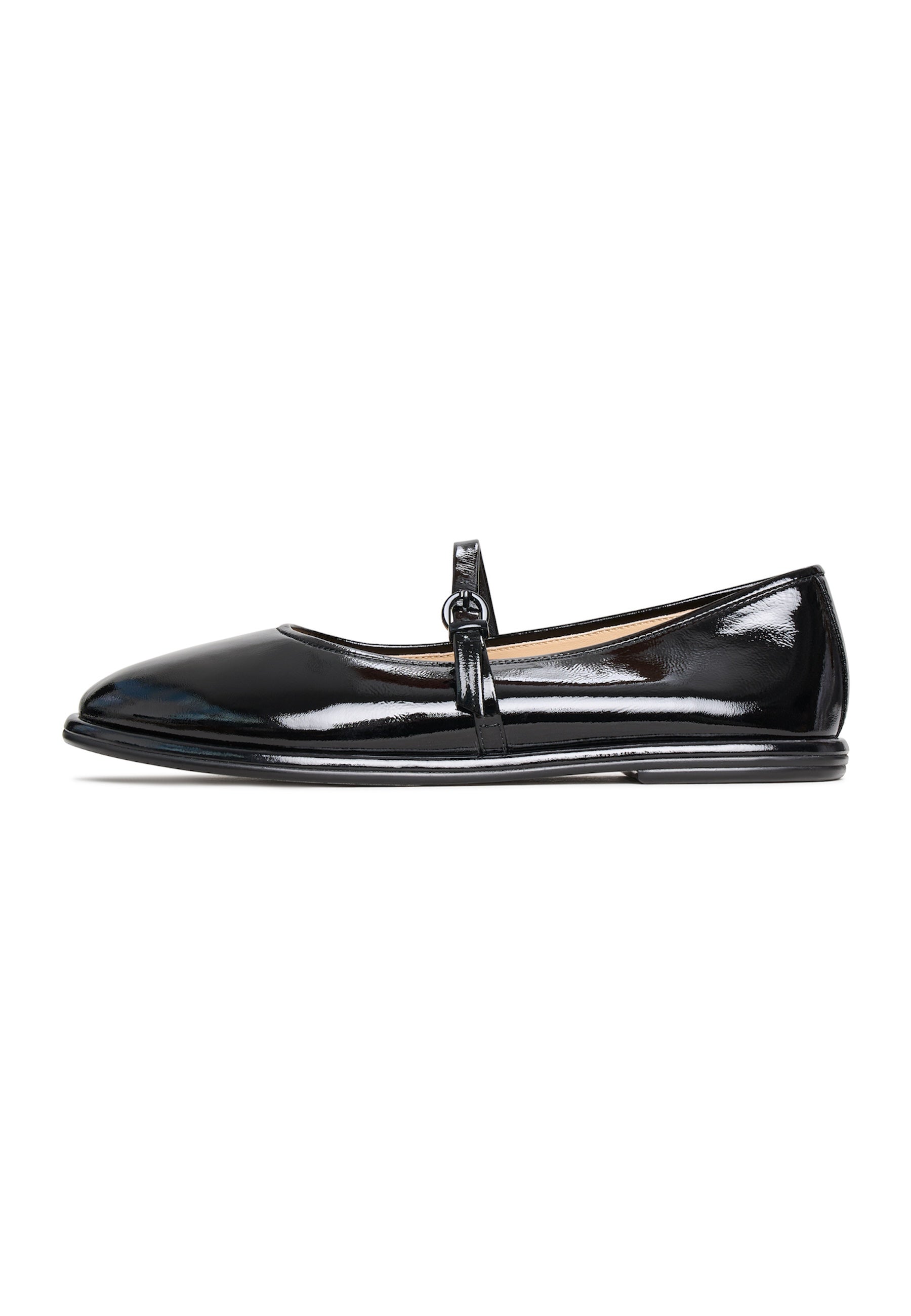 Leather Ballerinas Alba - Black Patent