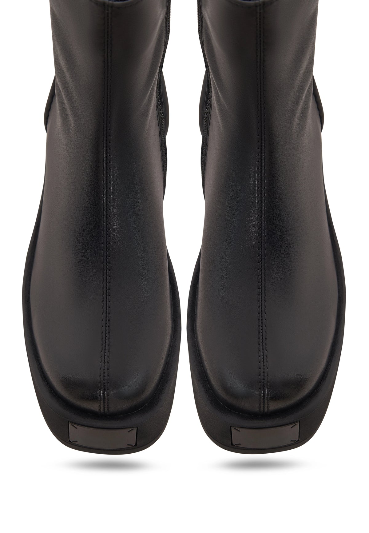 Modern Lift Leather Wedge Boots