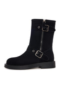 Rogue Buckle Moto Boot - Black