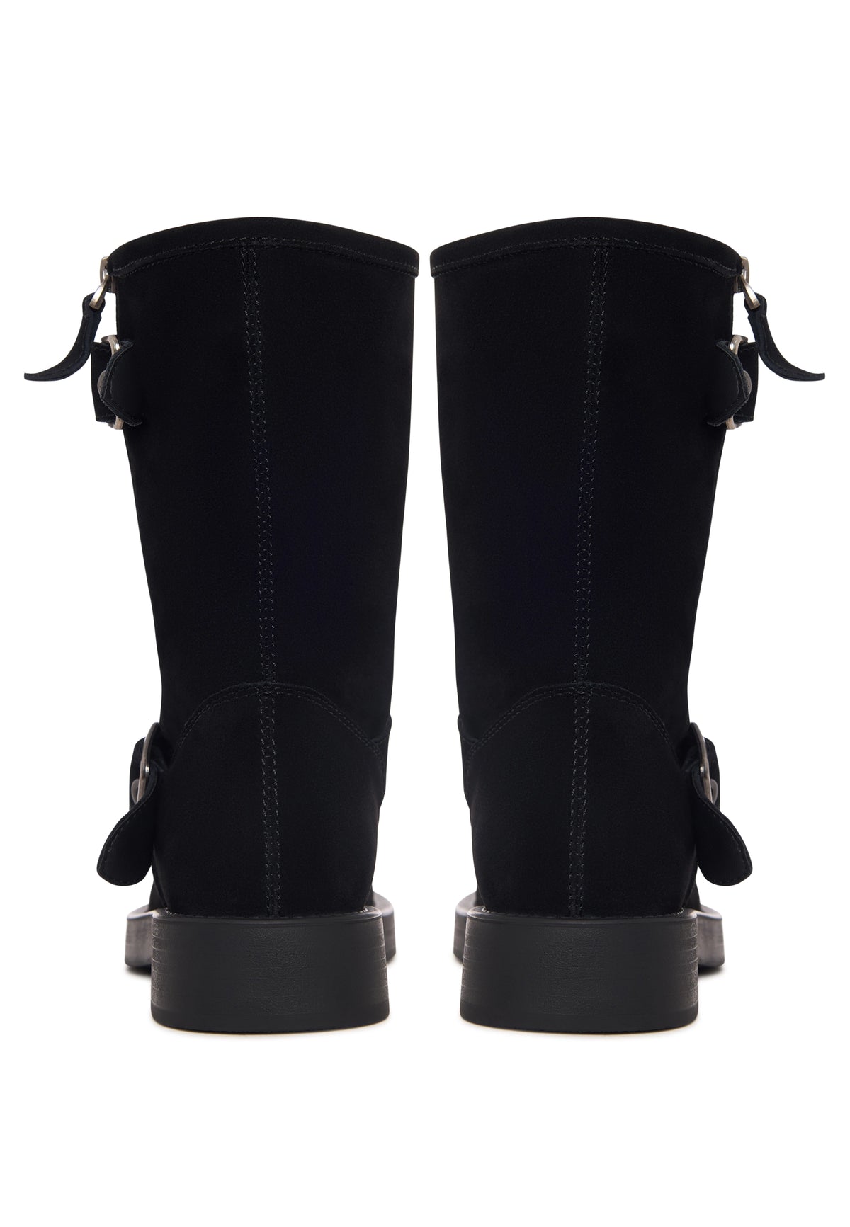 Rogue Buckle Moto Boot - Black