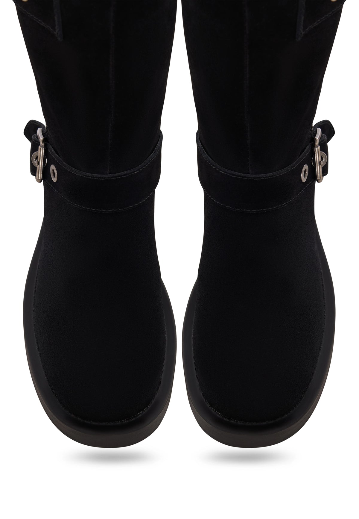 Rogue Buckle Moto Boot - Black