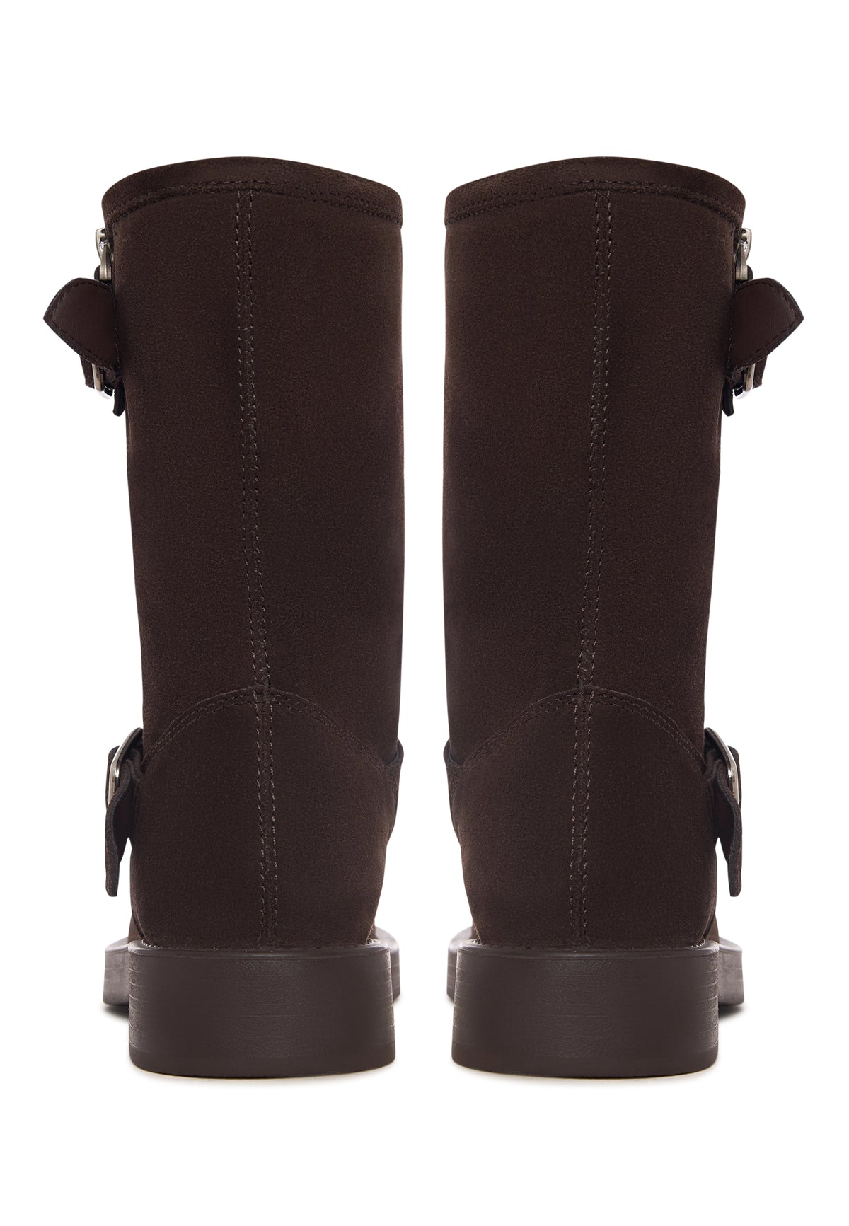 Rogue Buckle Moto Boot - Brown