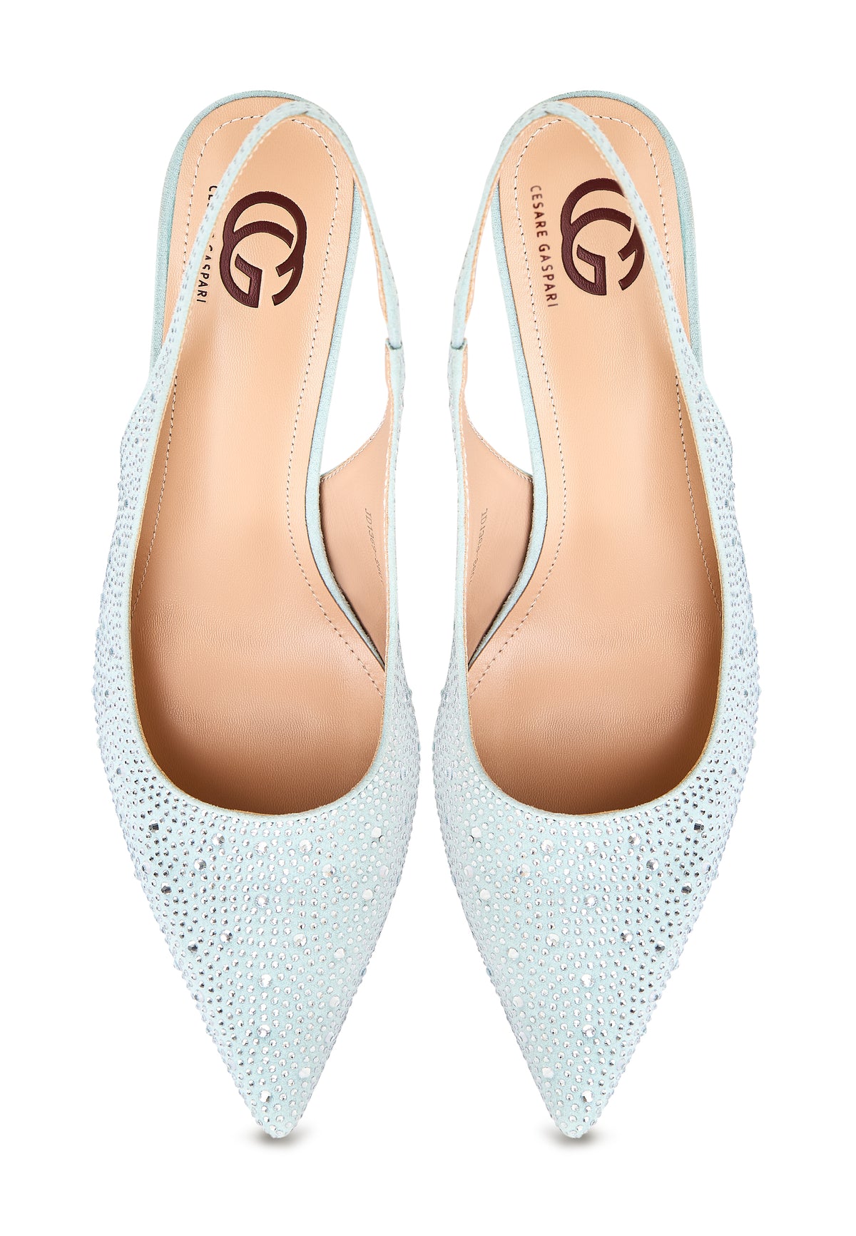 Jewel Suede High Heeled Pumps Harper - Blue