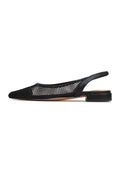 Slingback Ballet Pumps  Cira- Black