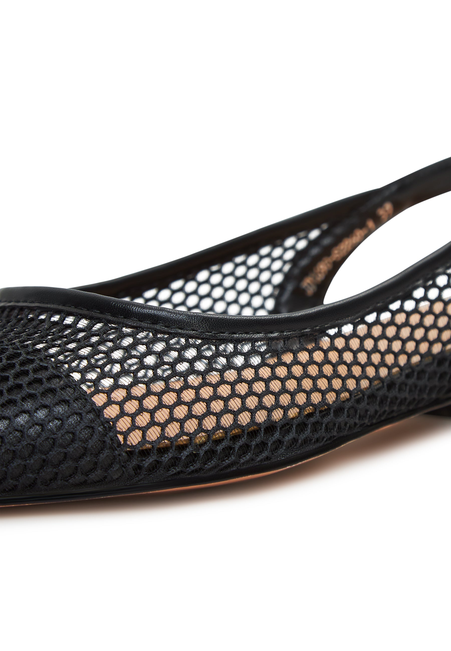 Czółenka baletowe Slingback Cira- Czarne