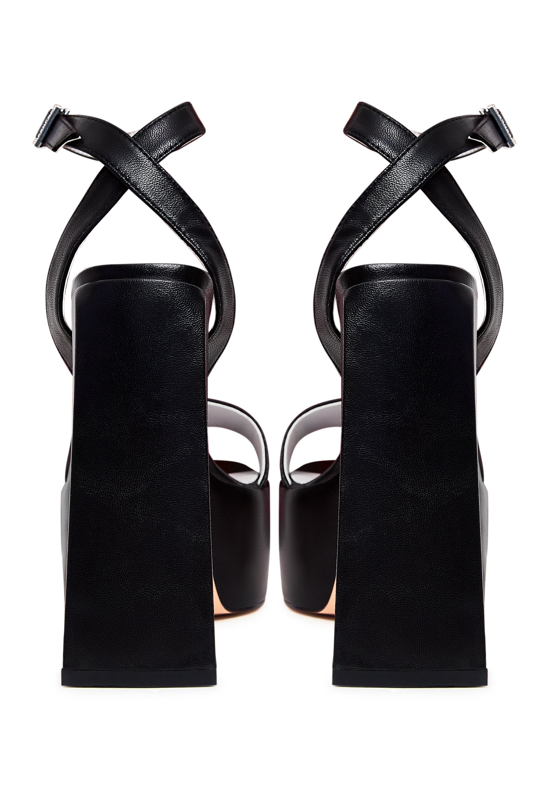 Open Tip High Heels Sandals - Cesare Gaspari 