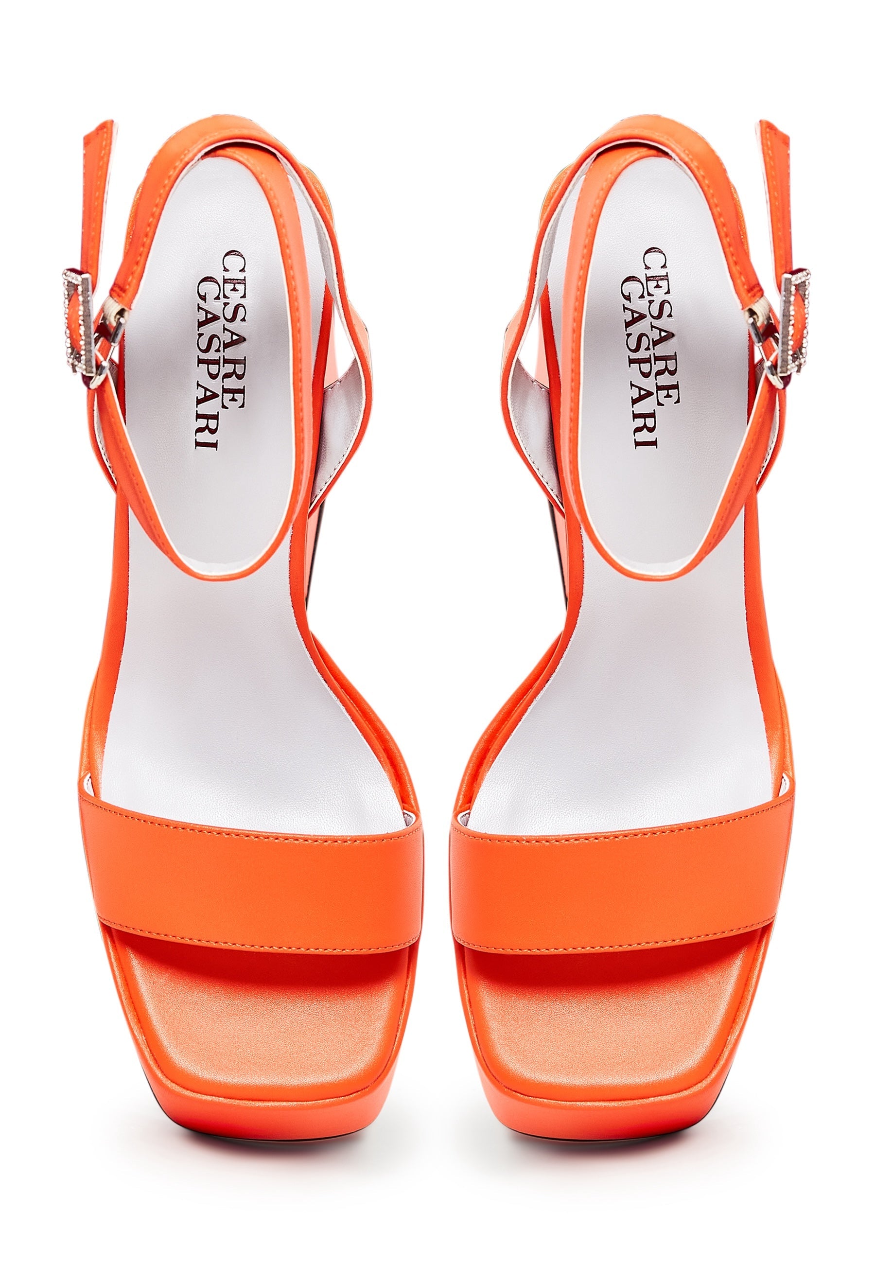 Open Tip High Heels Sandals - Cesare Gaspari 