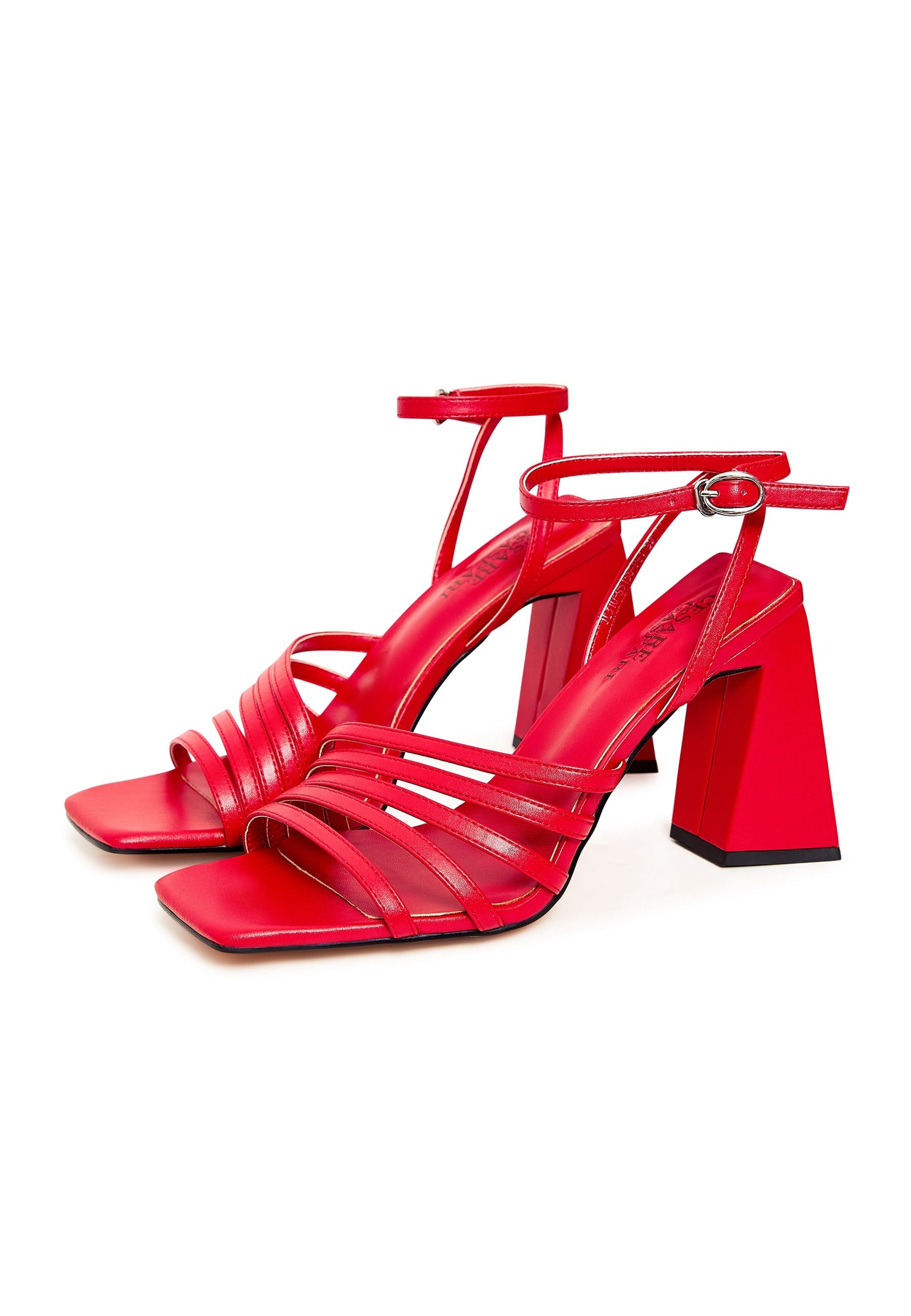 Block Heels Sandals - Cesare Gaspari 