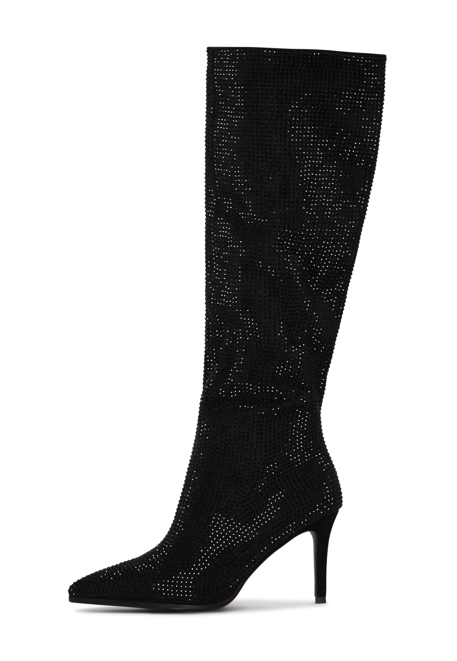 Knee-high Jewel embellishment boots - Cesare Gaspari 