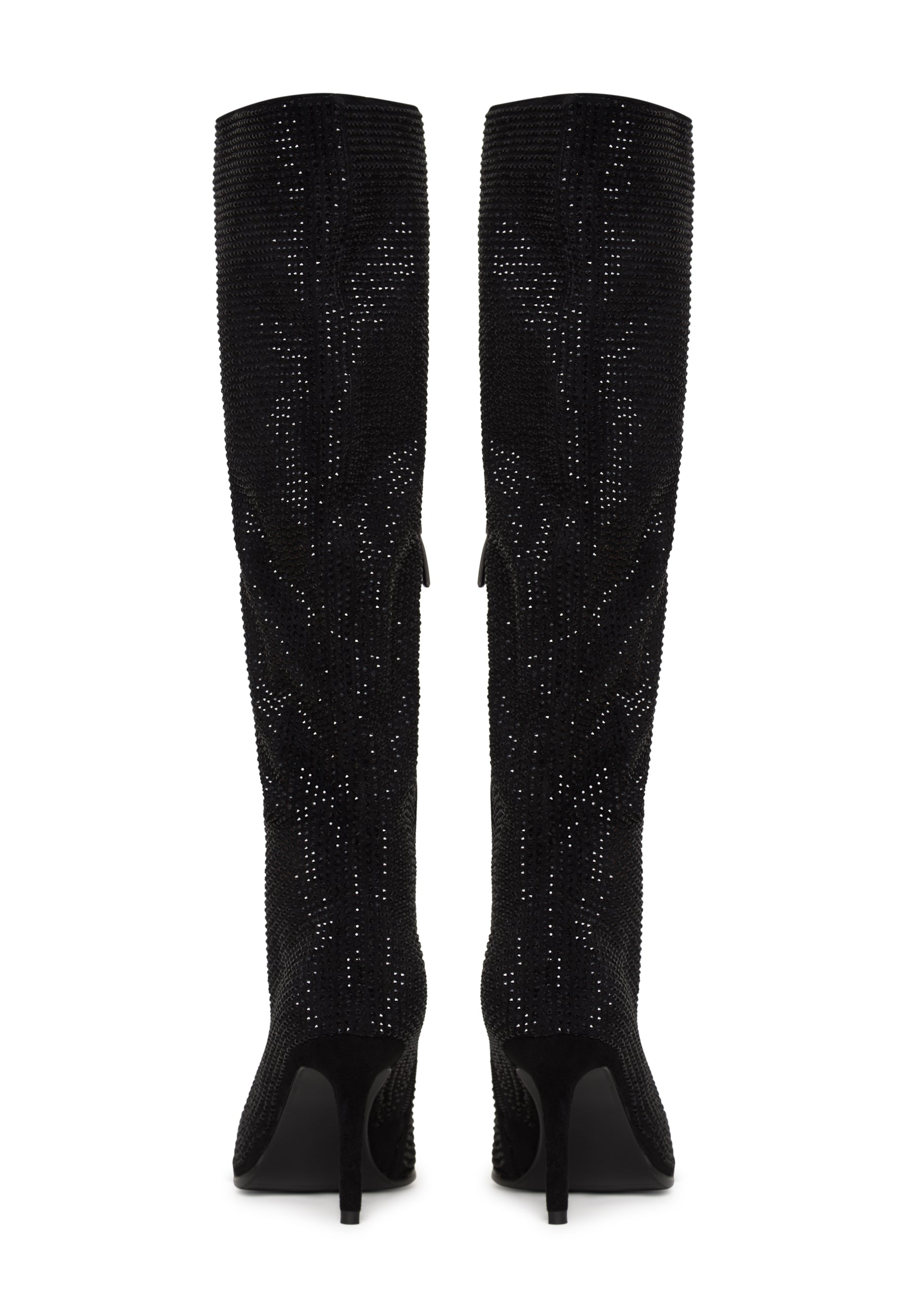 Knee-high Jewel embellishment boots - Cesare Gaspari 