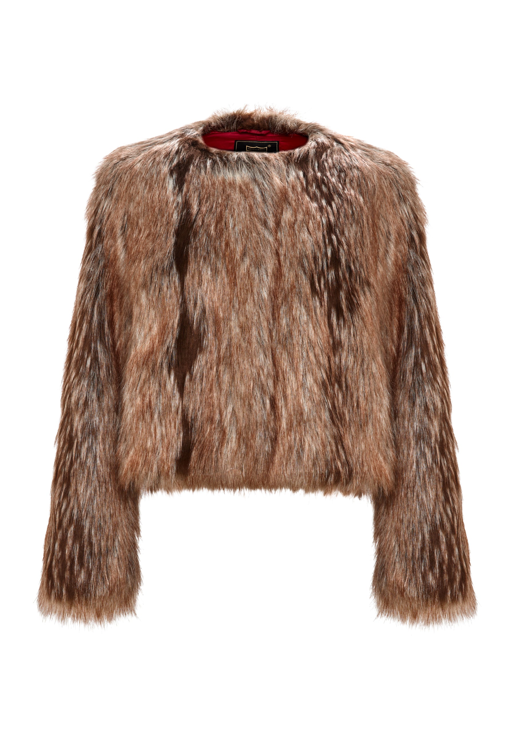 Luxe Brown Faux Fur Jacket – Stylish, Warm, and Eco-Friendly Outerwear