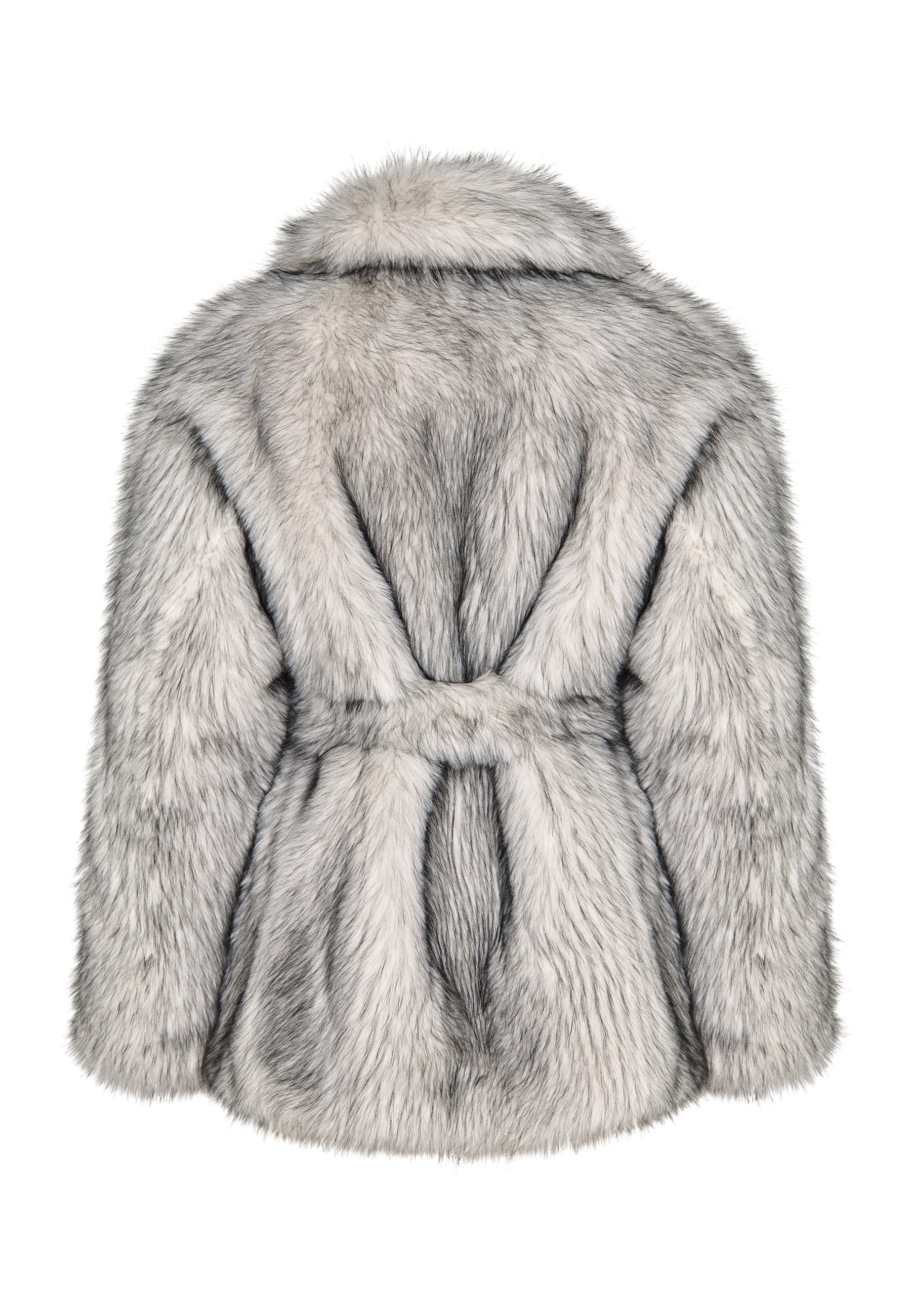 Chic Faux Fur Coat - White